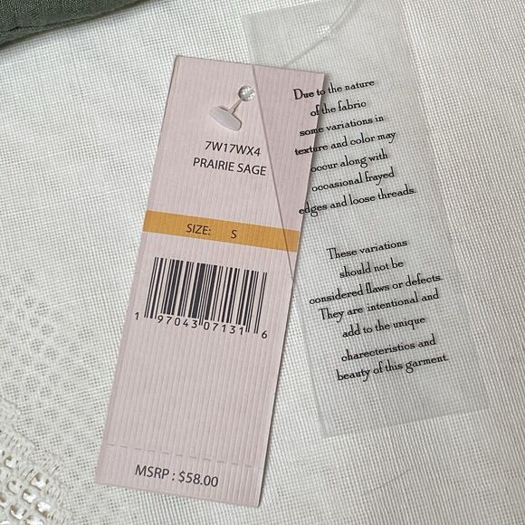 NANETTE LEPORE Blouse Size S Smocked Halter High Neck Top Sleeveless Green - Picture 9 of 10